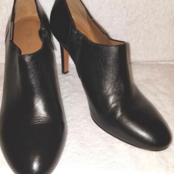 Coach Chestnut New Seneca Leather Boots/Booties - Picture 1 of 2